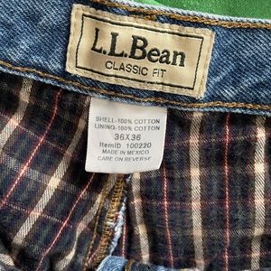 Men’s LL Bean Flannel-Lined Jeans